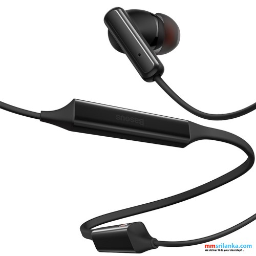 Baseus Bowie U2 Neckband Wireless Earphones Black (6M)